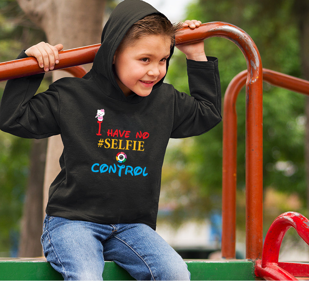 I Have No Selfie Control Boy Hoodies-FashionRazor