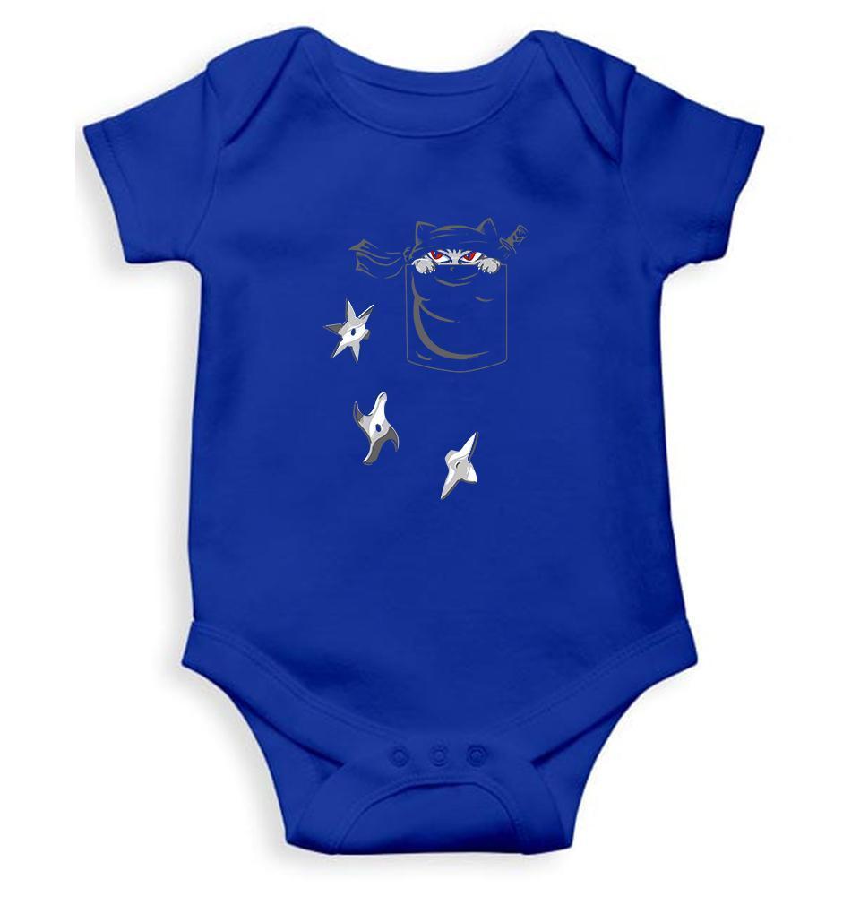 Ninja Cat Abstract Rompers for Baby Boy- FunkyTradition FunkyTradition