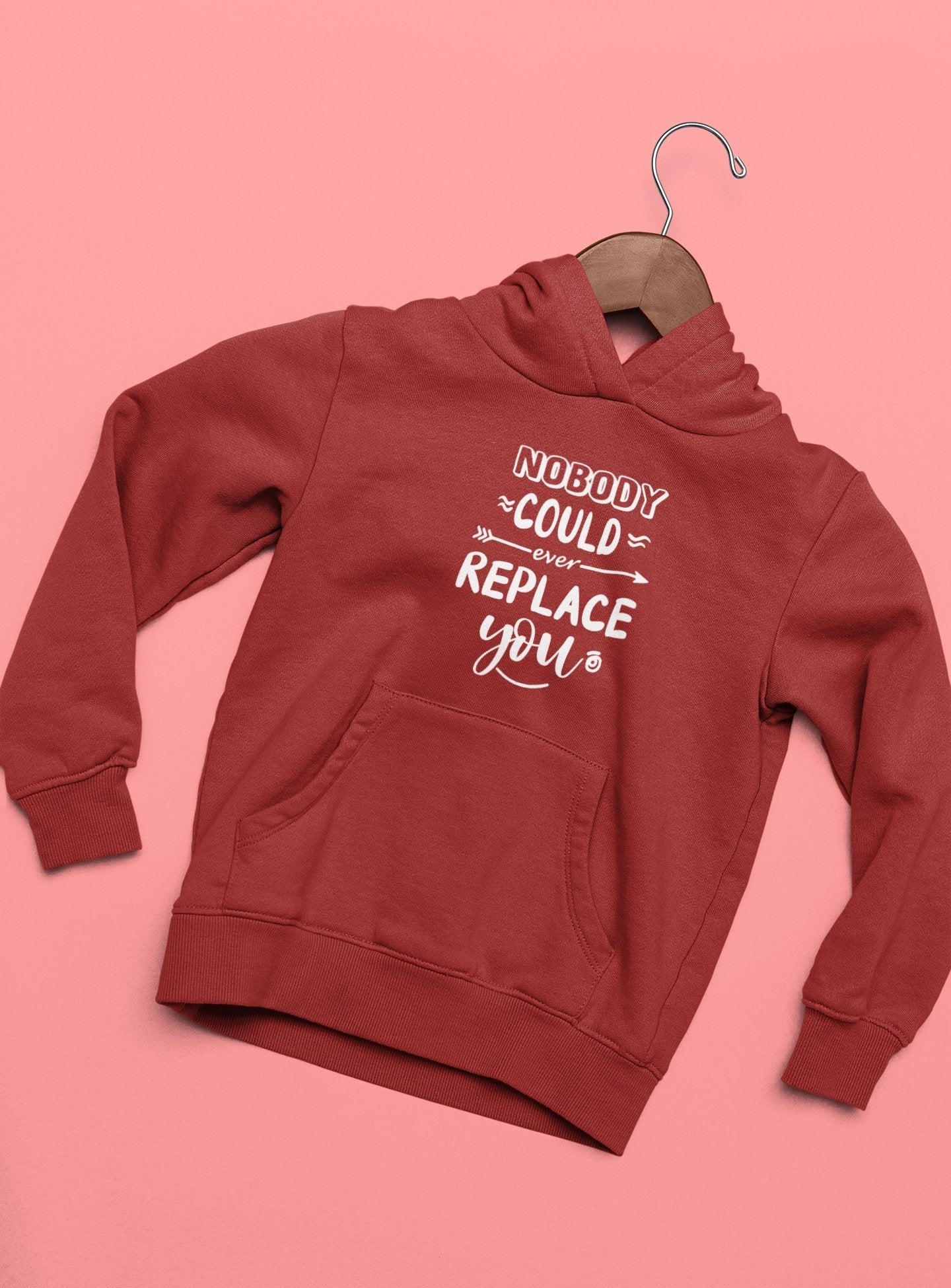 Nobody Could Ever Replace You Couple Hoodie-FunkyTeesClub - Funky Tees Club