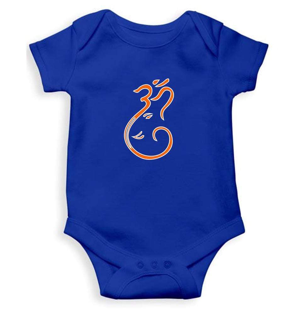 Om Ganesh Rompers for Baby Boy- FunkyTradition FunkyTradition