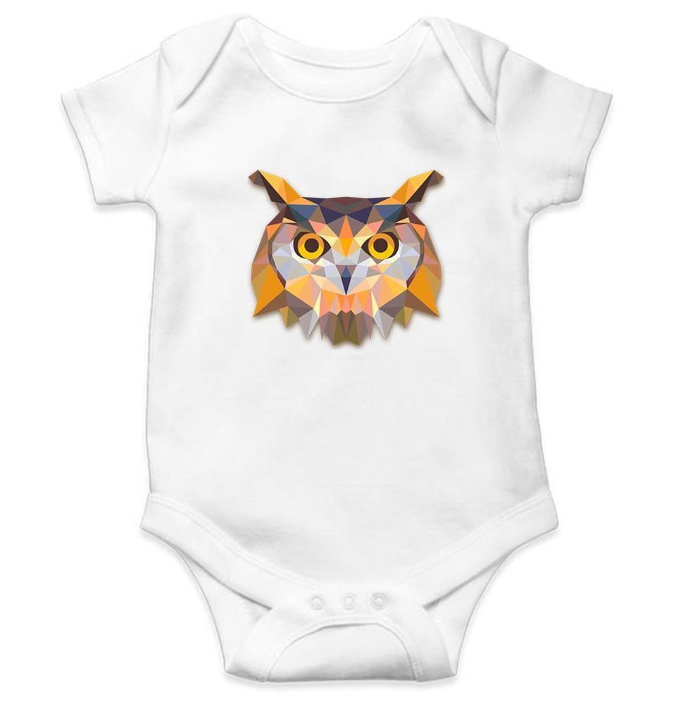 Owl Abstract Rompers for Baby Girl- FunkyTradition FunkyTradition