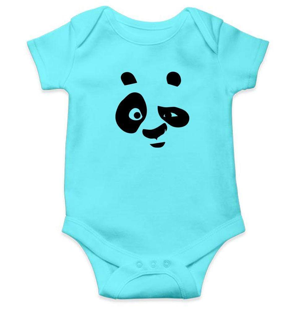 Panda Face Abstract Rompers for Baby Boy- FunkyTradition FunkyTradition