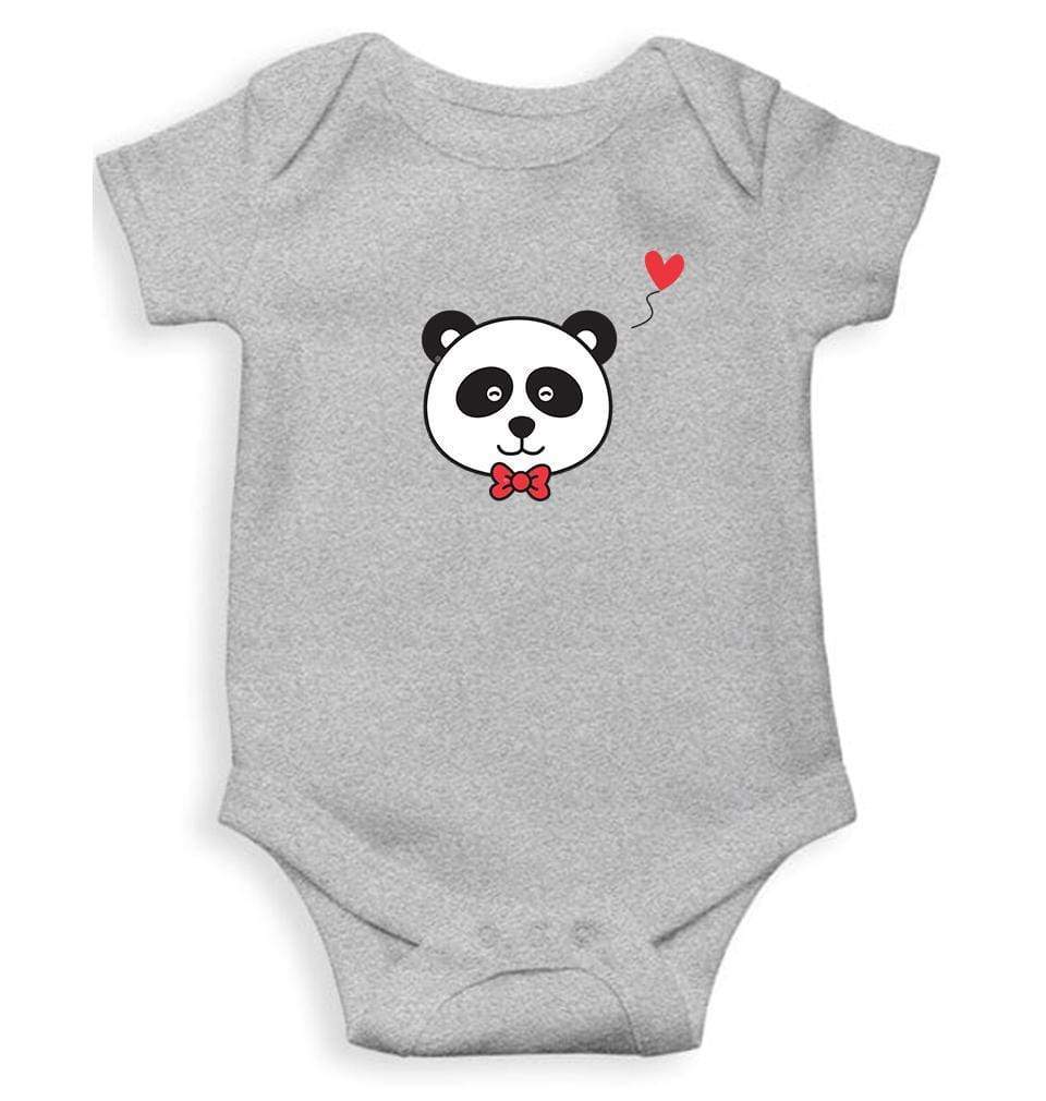 Panda Rompers for Baby Girl- FunkyTradition FunkyTradition