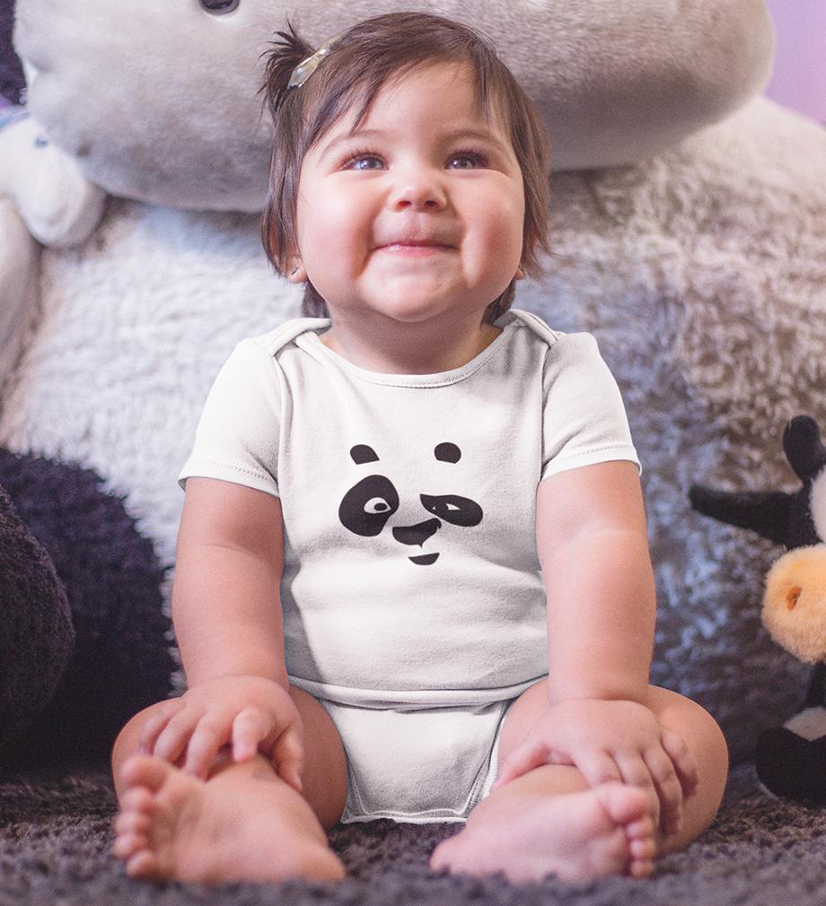 Panda Rompers for Baby Girl- FunkyTradition FunkyTradition