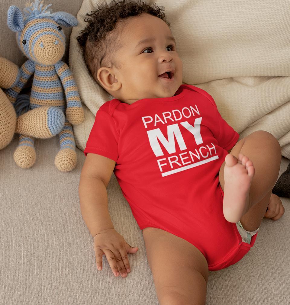 Pardon My French Rompers for Baby Boy- FunkyTradition FunkyTradition