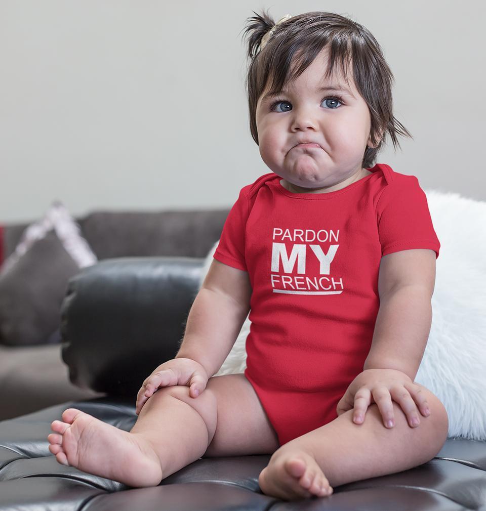 Pardon My French Rompers for Baby Girl- FunkyTradition FunkyTradition