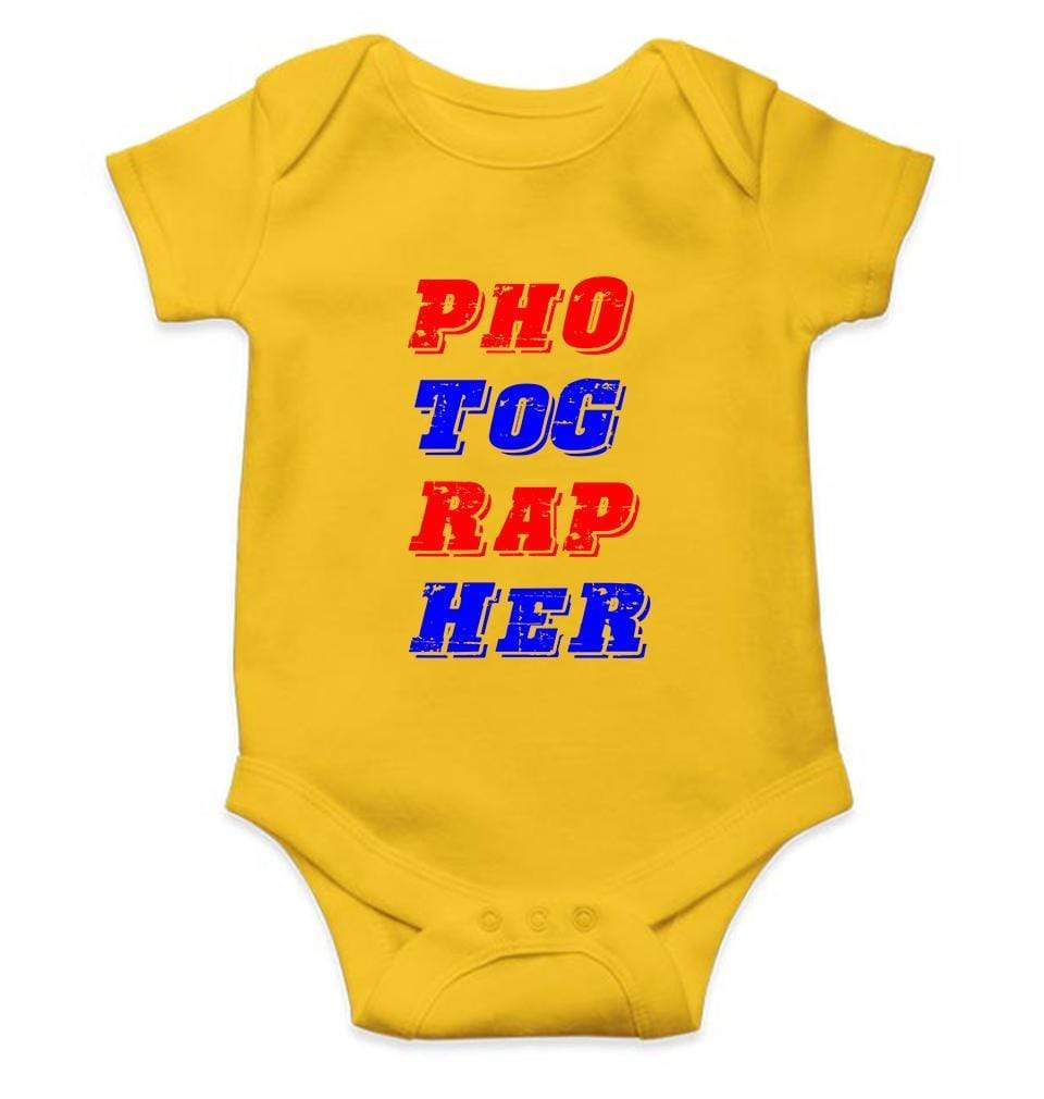 Photographer Rompers for Baby Boy- FunkyTradition FunkyTradition