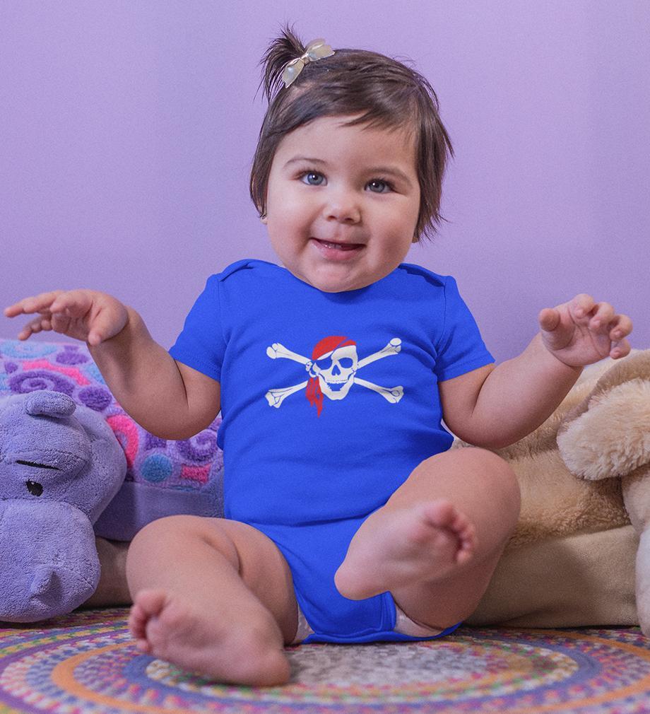 Pirate of the Caribbean Skull Rompers for Baby Girl- FunkyTradition FunkyTradition