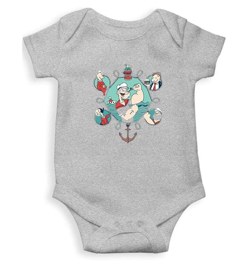 Popeye Rompers for Baby Boy- FunkyTradition FunkyTradition