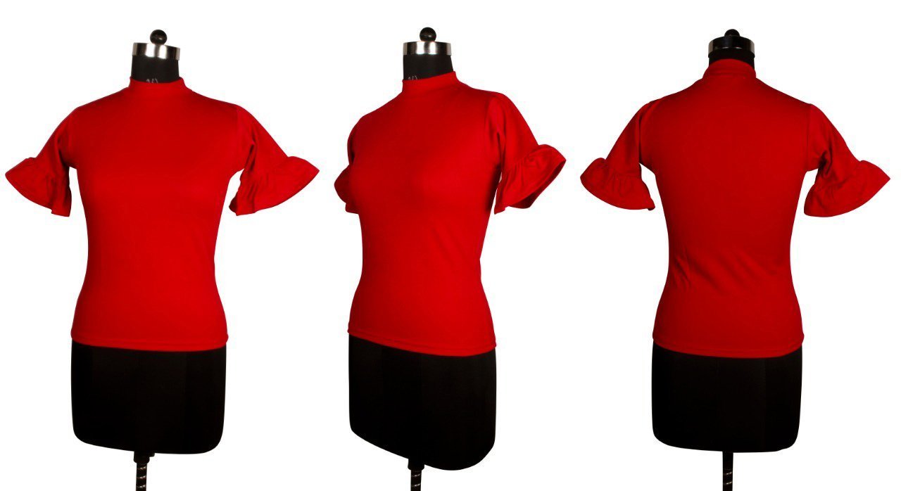 Regular Fit Fancy Sleeve T-Shirt Top for Girls and Women -FunkyTeesClub - Funky Tees Club