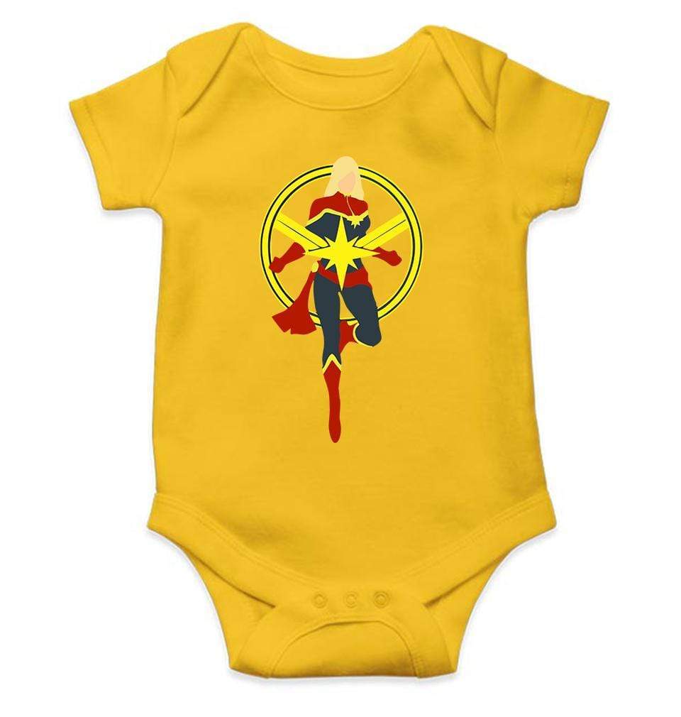 Superpower Captain Marvel Rompers for Baby Boy - FunkyTradition FunkyTradition