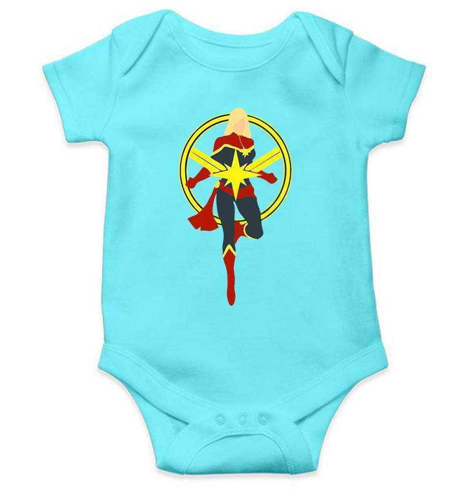 Superpower Captain Marvel Rompers for Baby Boy - FunkyTradition FunkyTradition