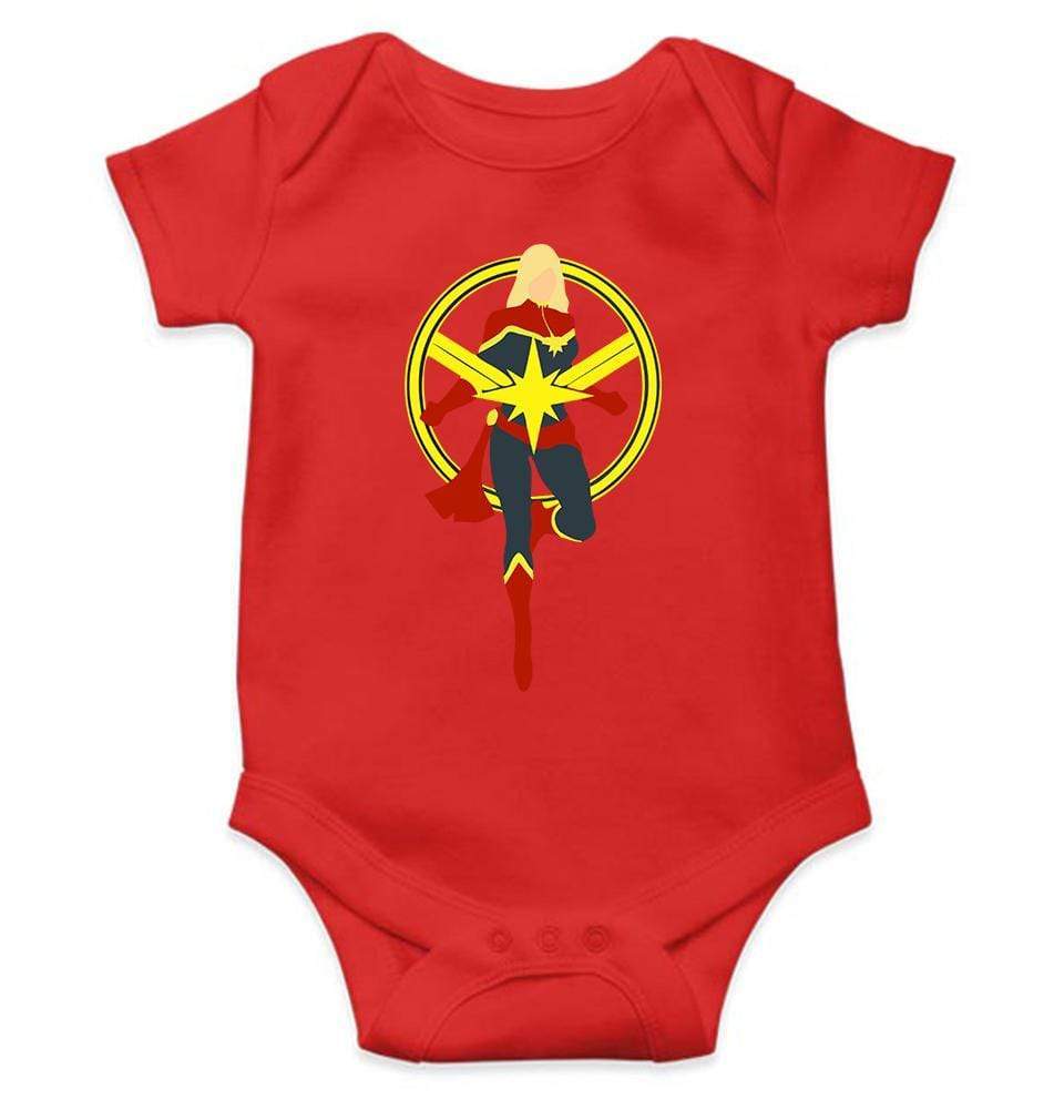 Superpower Captain Marvel Rompers for Baby Boy - FunkyTradition FunkyTradition