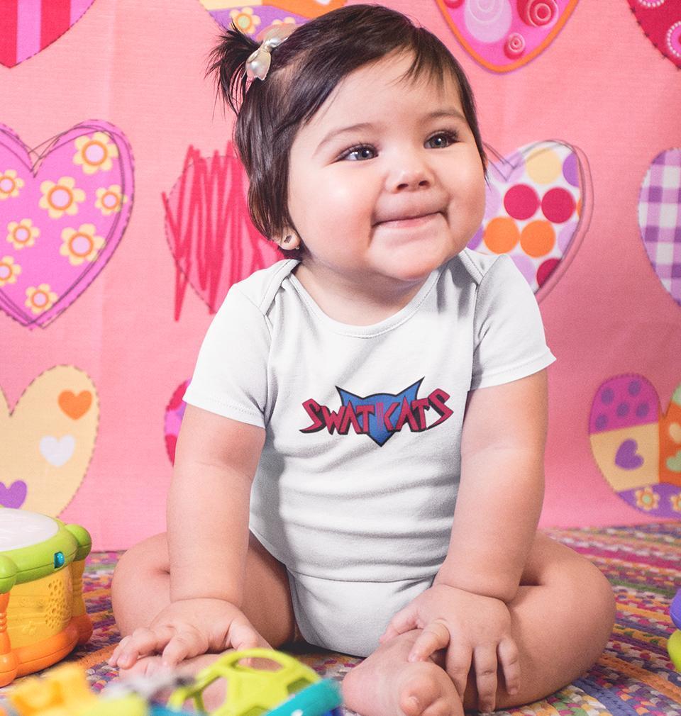 Swat Kats Logo Rompers for Baby Girl- FunkyTradition FunkyTradition