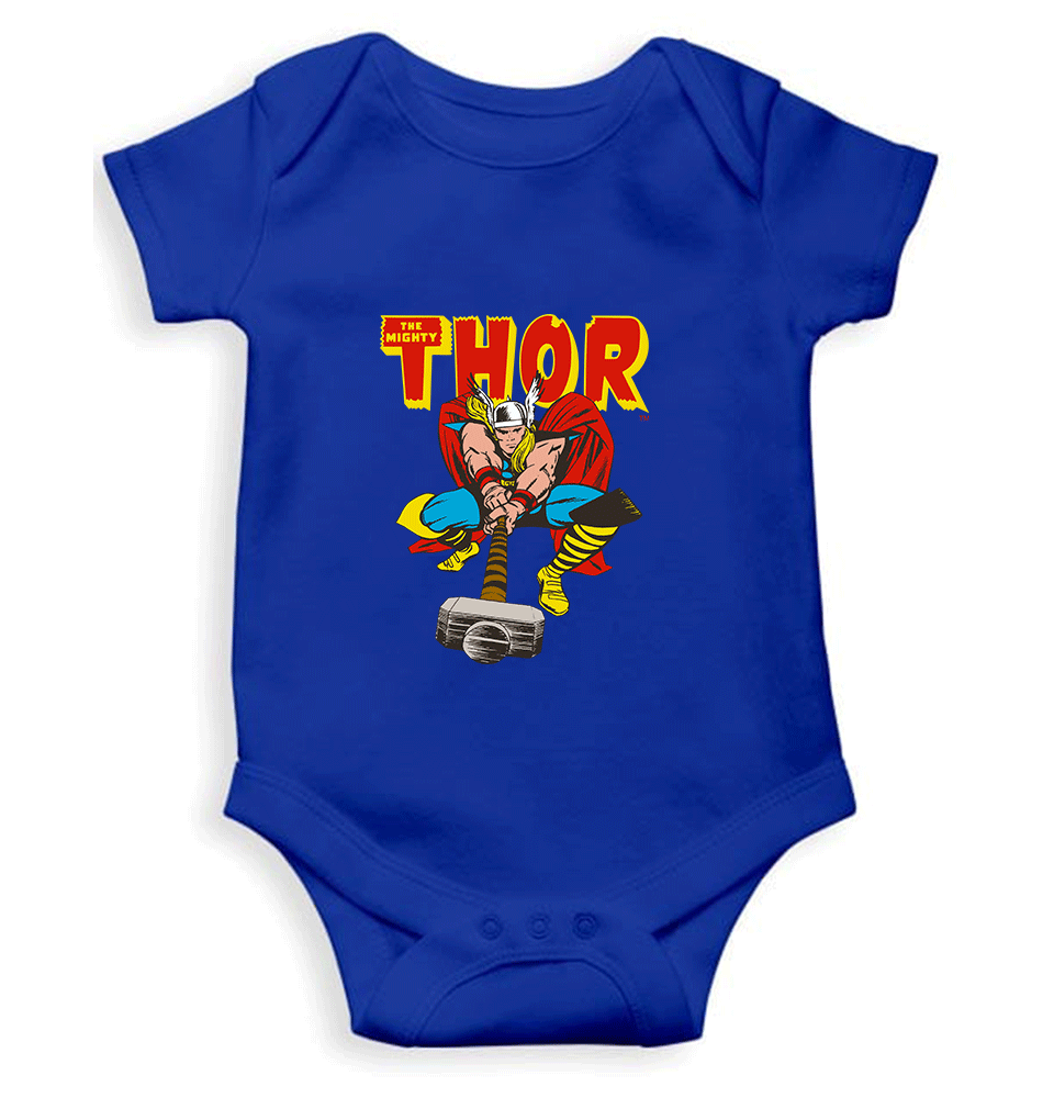 The Mighty Thor Rompers for Baby Boy- FunkyTradition FunkyTradition