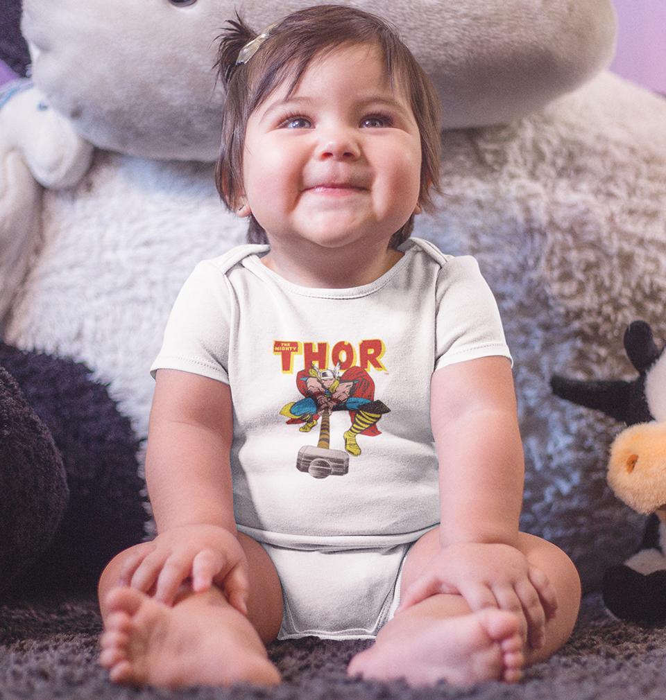 The Mighty Thor Rompers for Baby Girl- FunkyTradition FunkyTradition