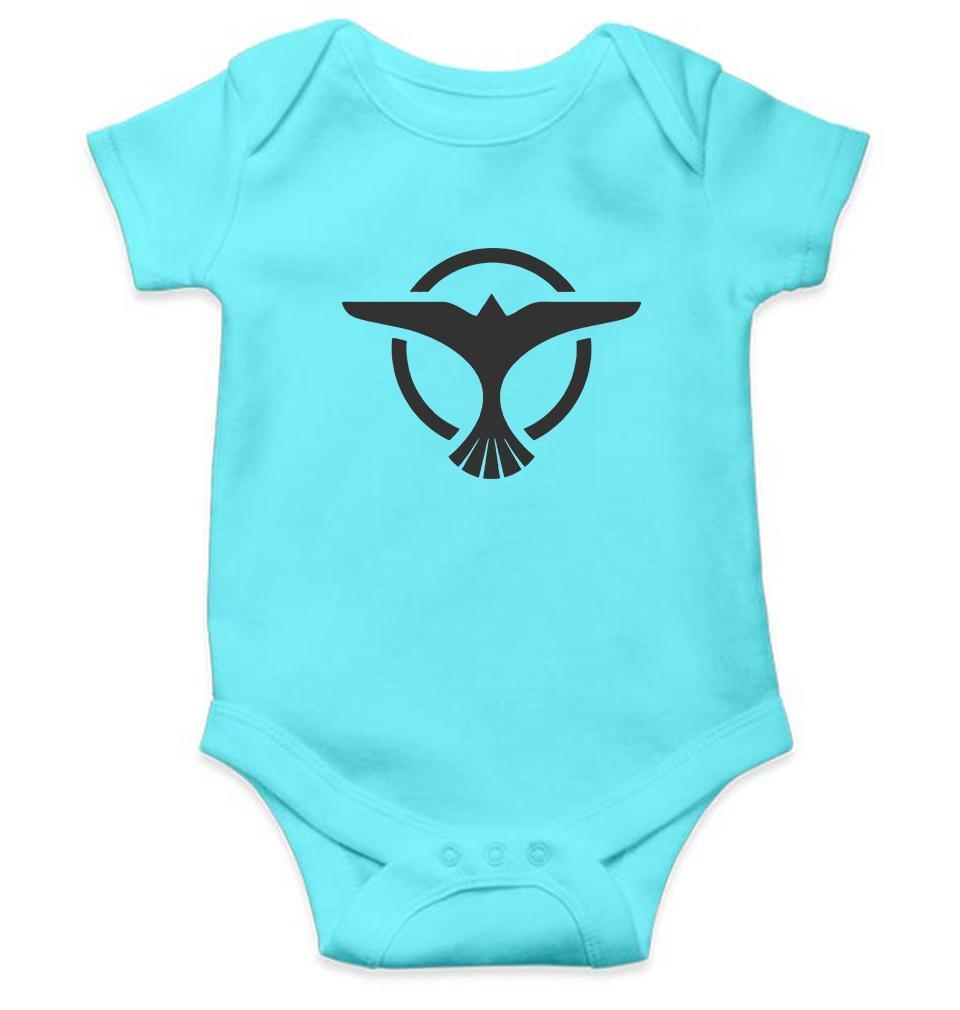 Tiesto Logo Rompers for Baby Boy- FunkyTradition FunkyTradition