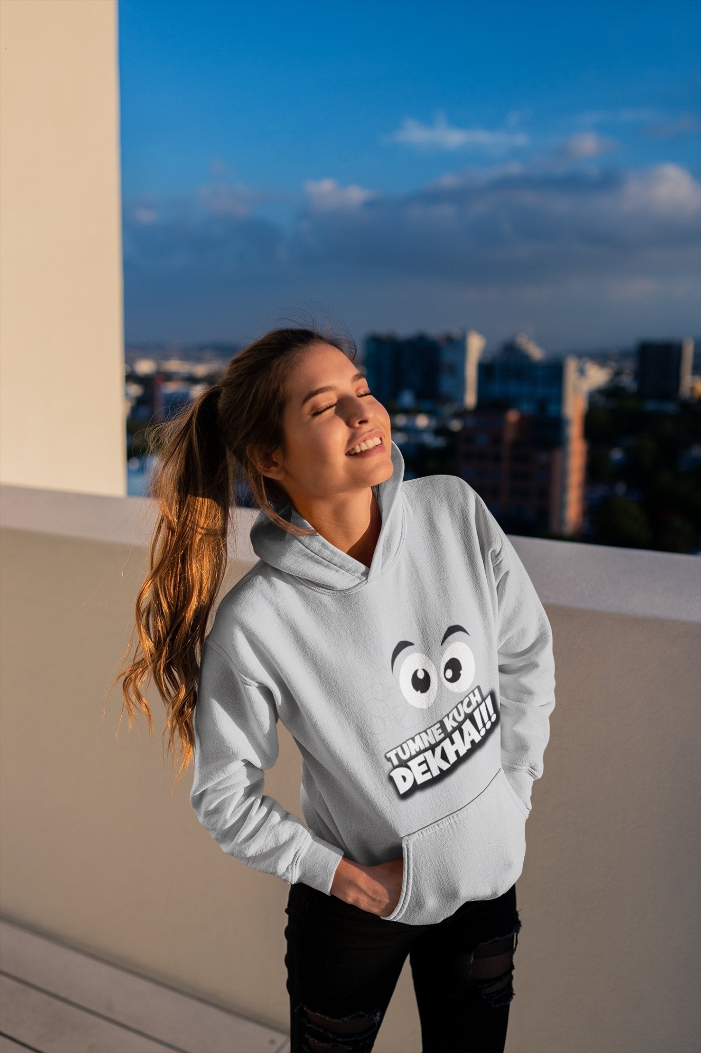 Tumne Kuch Dekha Hoodies for Women-FunkyTeesClub - Funky Tees Club