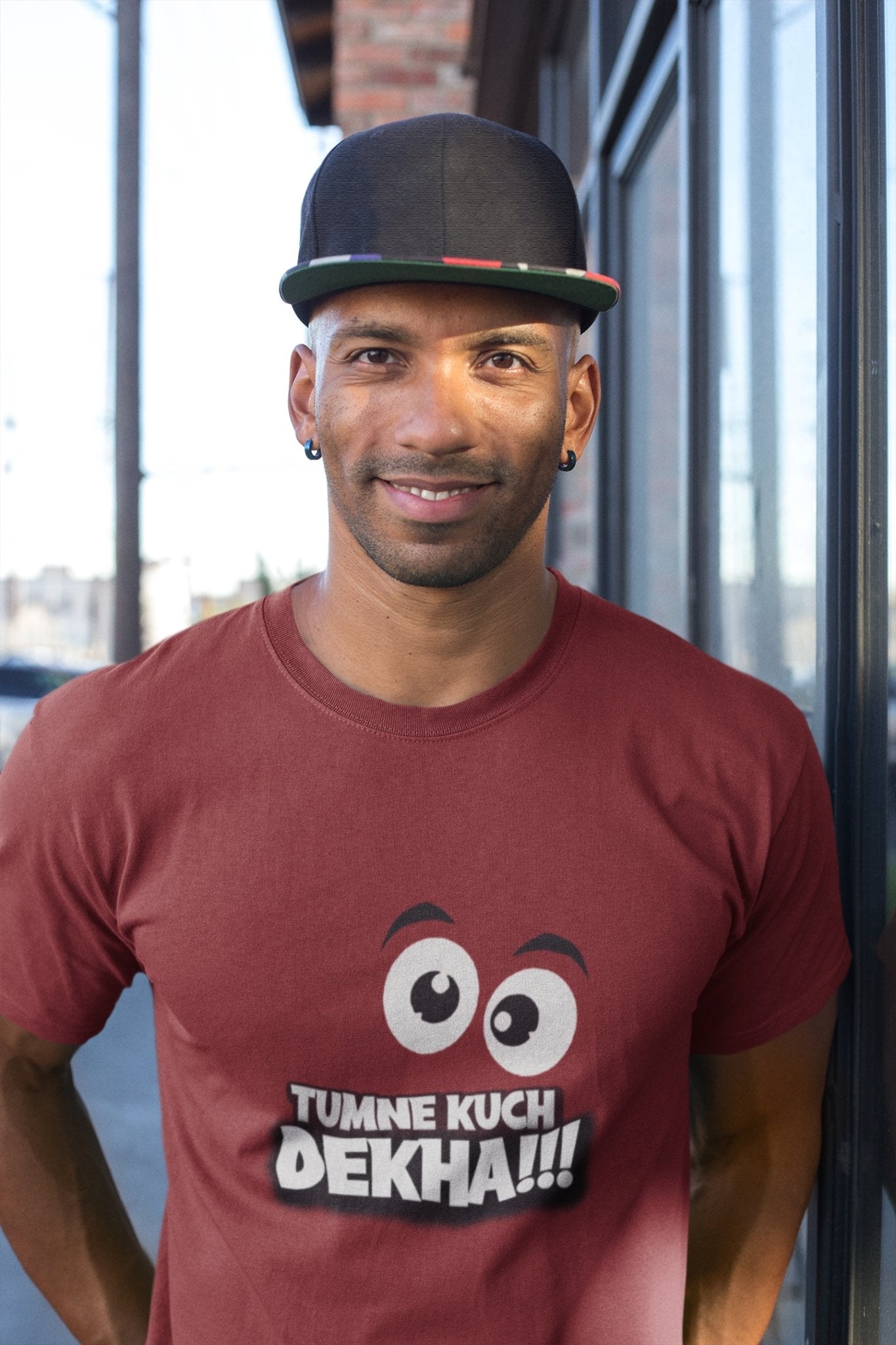 Tumne Kuch Dekha Mens Half Sleeves T-shirt- FunkyTeesClub - Funky Tees Club