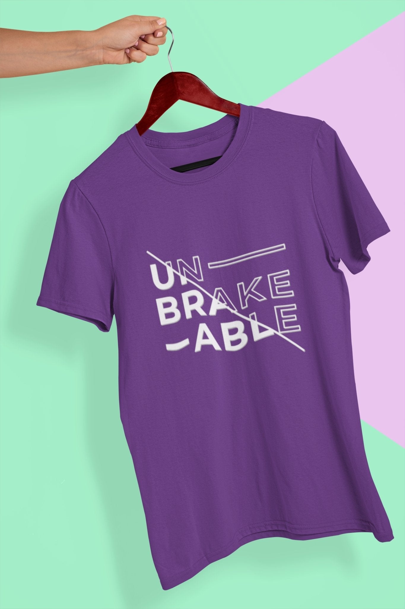 Unbreakable Mens Half Sleeves T-shirt- FunkyTeesClub - Funky Tees Club
