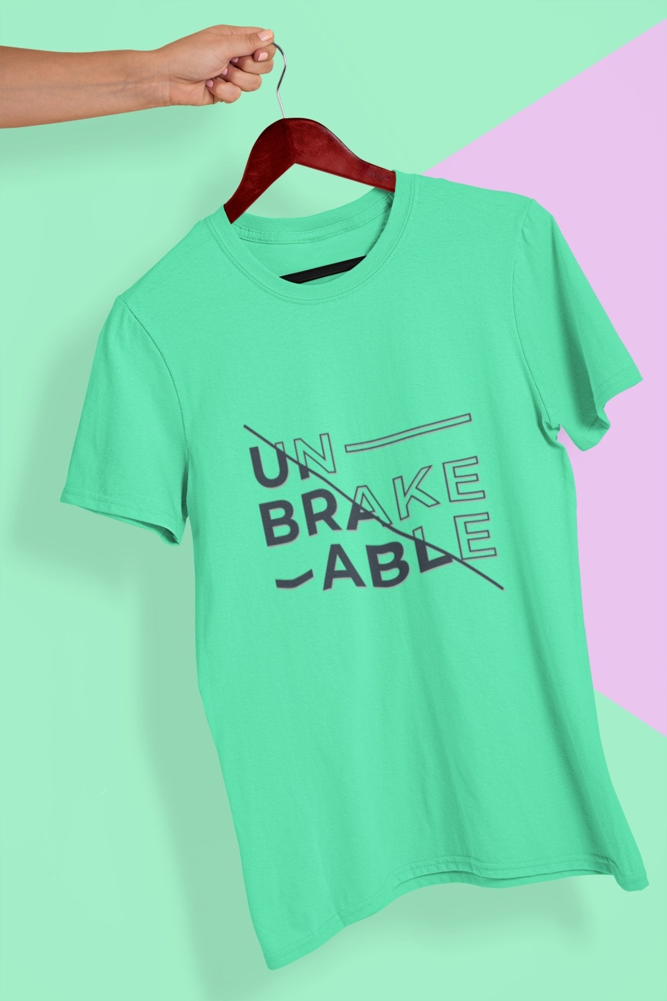 Unbreakable Mens Half Sleeves T-shirt- FunkyTeesClub - Funky Tees Club