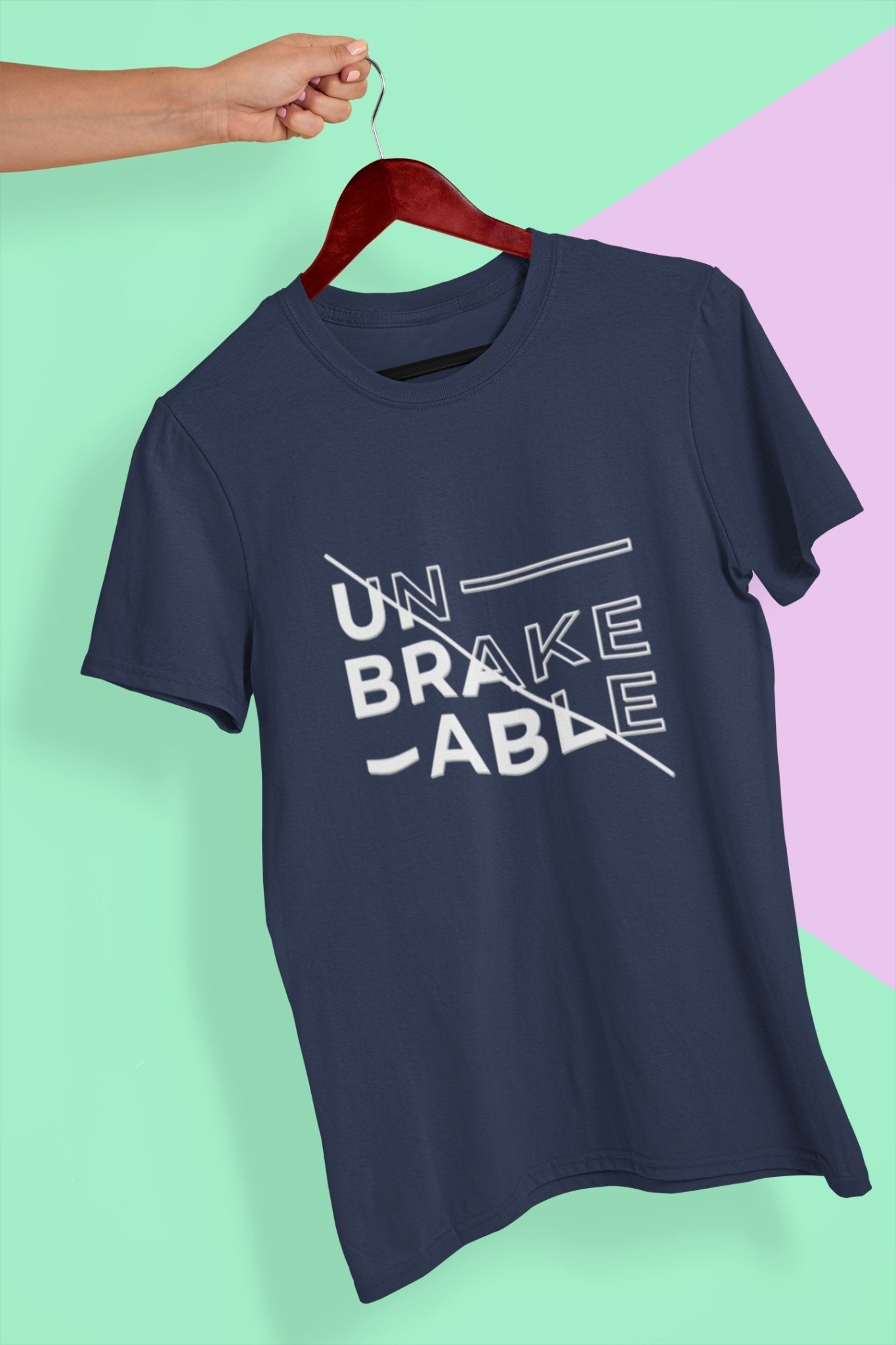 Unbreakable Mens Half Sleeves T-shirt- FunkyTeesClub - Funky Tees Club
