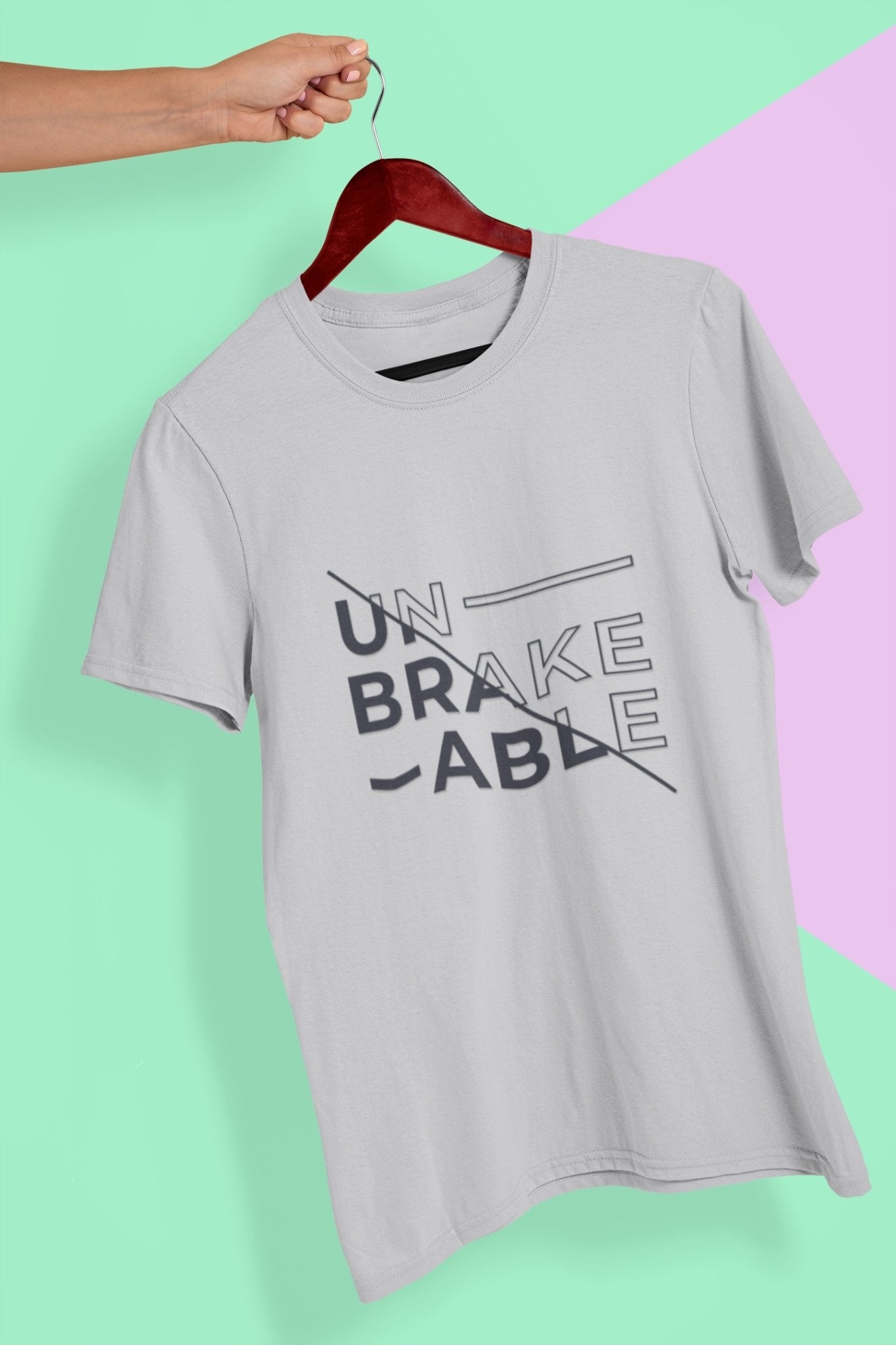 Unbreakable Mens Half Sleeves T-shirt- FunkyTeesClub - Funky Tees Club