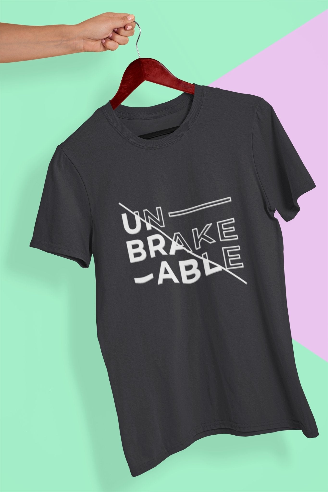 Unbreakable Mens Half Sleeves T-shirt- FunkyTeesClub - Funky Tees Club