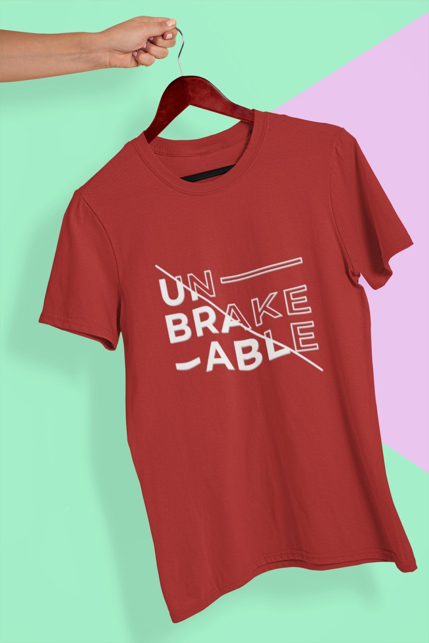 Unbreakable Mens Half Sleeves T-shirt- FunkyTeesClub - Funky Tees Club