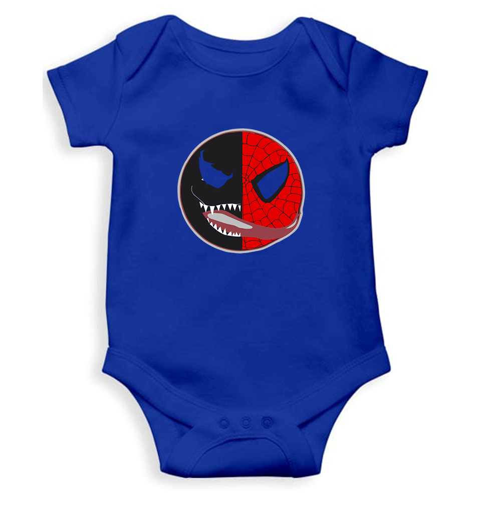 Venom VS Spiderman Rompers for Baby Boy- FunkyTradition FunkyTradition