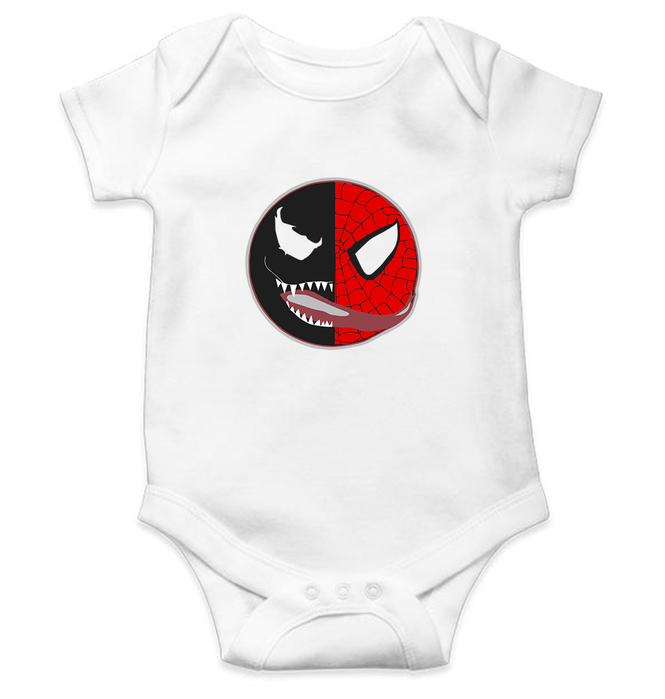 Venom VS Spiderman Rompers for Baby Boy- FunkyTradition FunkyTradition