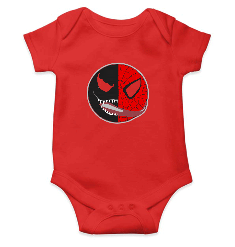 Venom VS Spiderman Rompers for Baby Boy- FunkyTradition FunkyTradition
