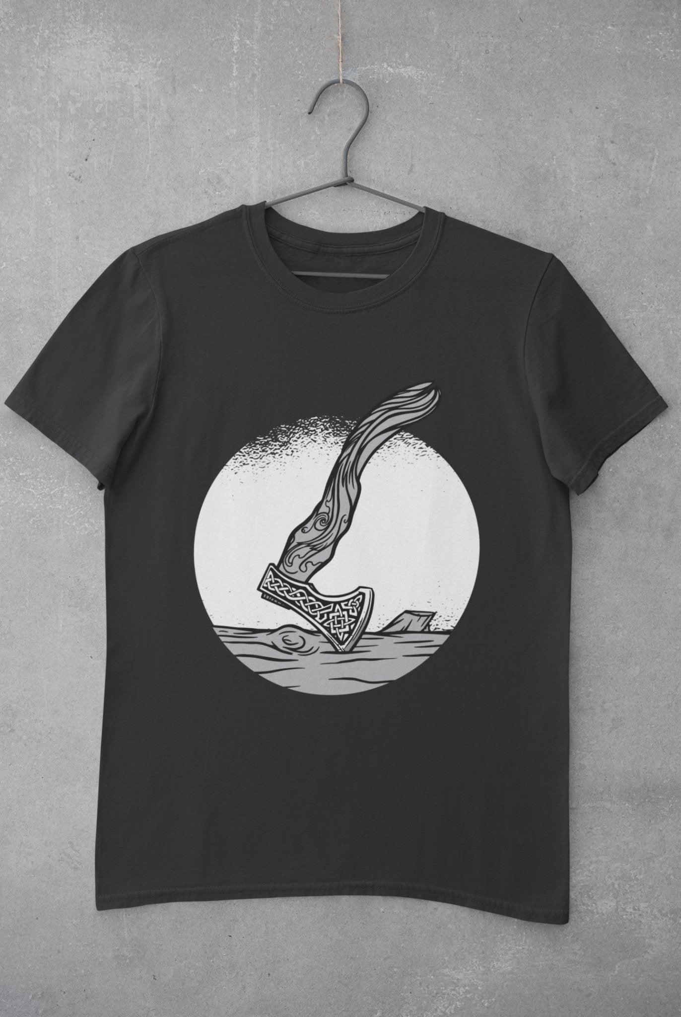 Viking Mens Half Sleeves T-shirt- FunkyTeesClub - Funky Tees Club