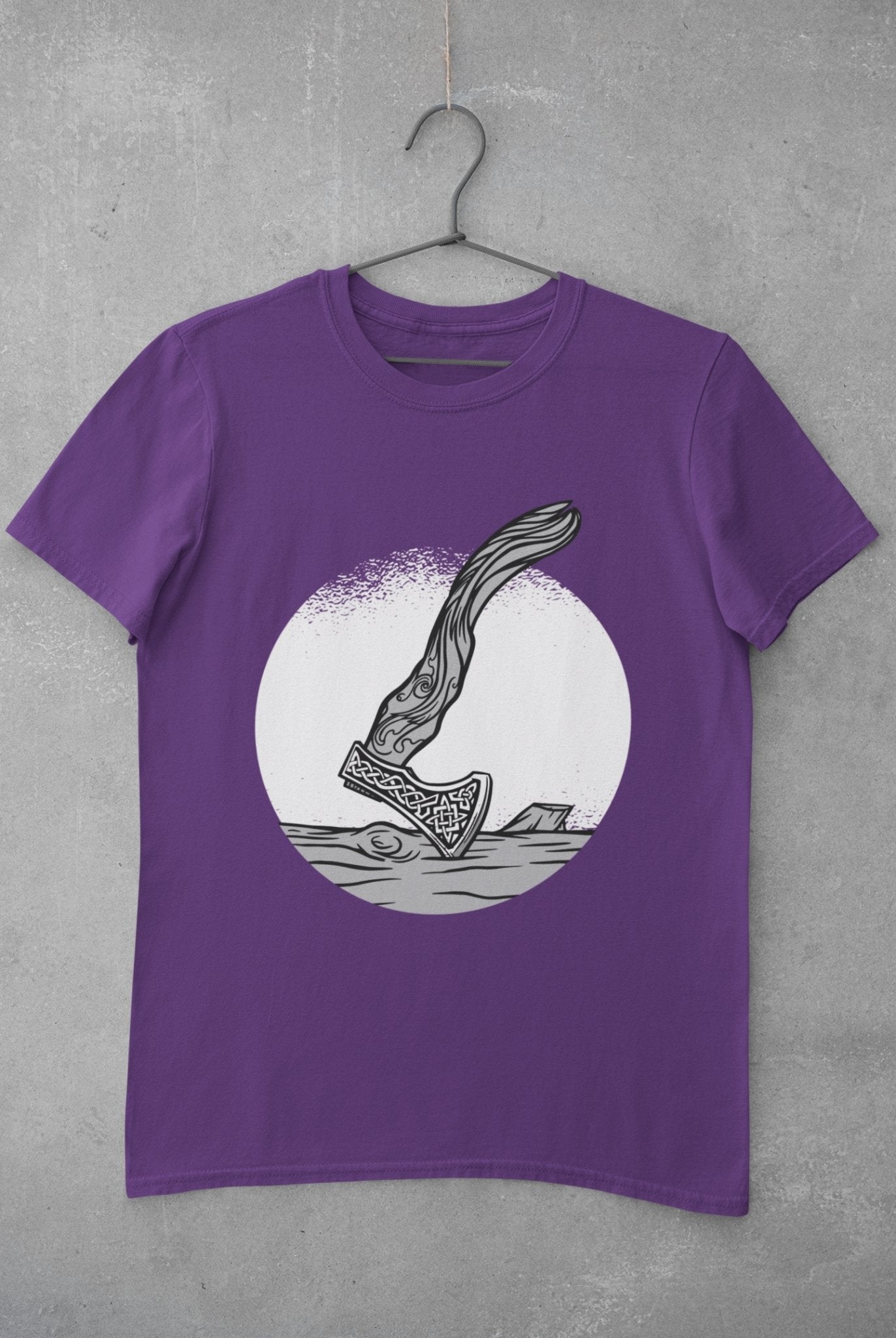 Viking Mens Half Sleeves T-shirt- FunkyTeesClub - Funky Tees Club