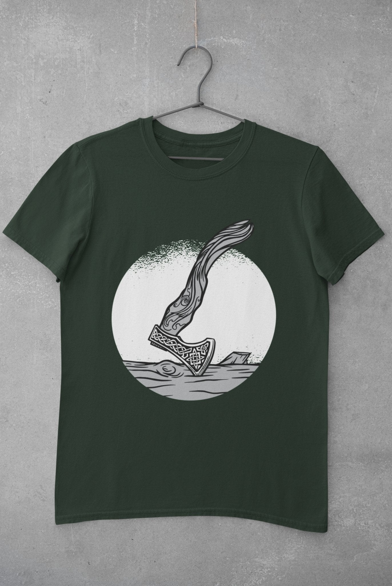 Viking Mens Half Sleeves T-shirt- FunkyTeesClub - Funky Tees Club