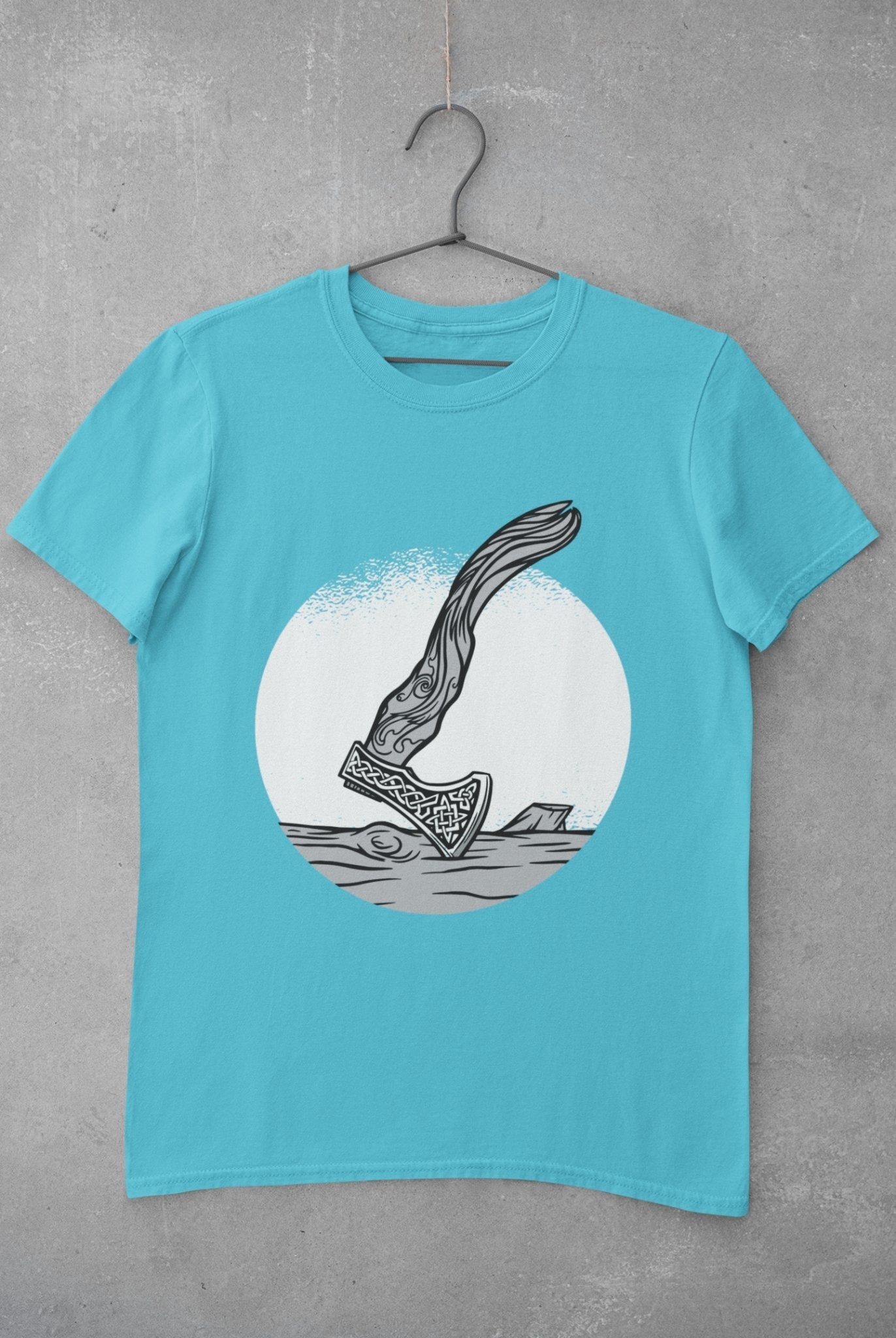 Viking Mens Half Sleeves T-shirt- FunkyTeesClub - Funky Tees Club