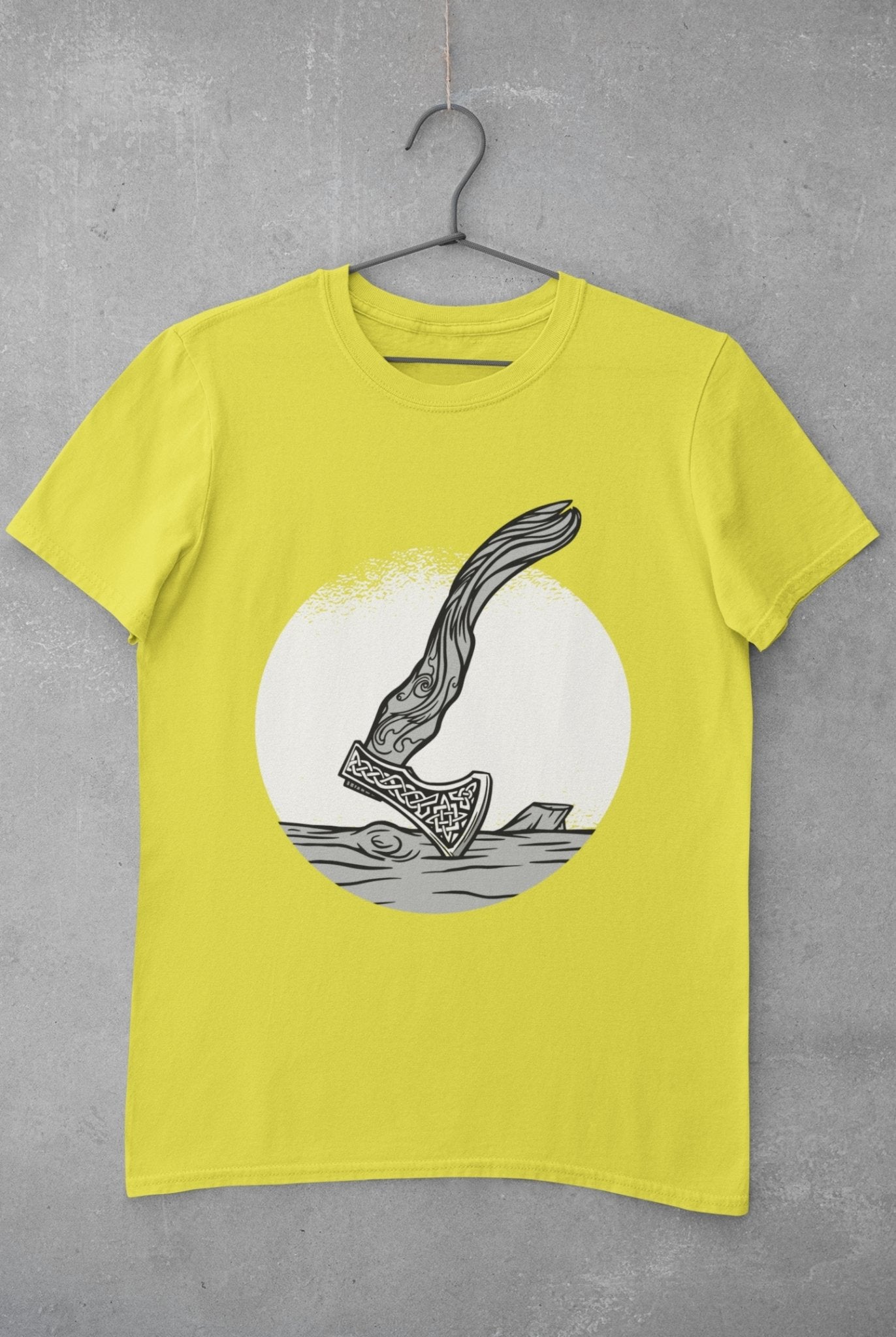 Viking Mens Half Sleeves T-shirt- FunkyTeesClub - Funky Tees Club