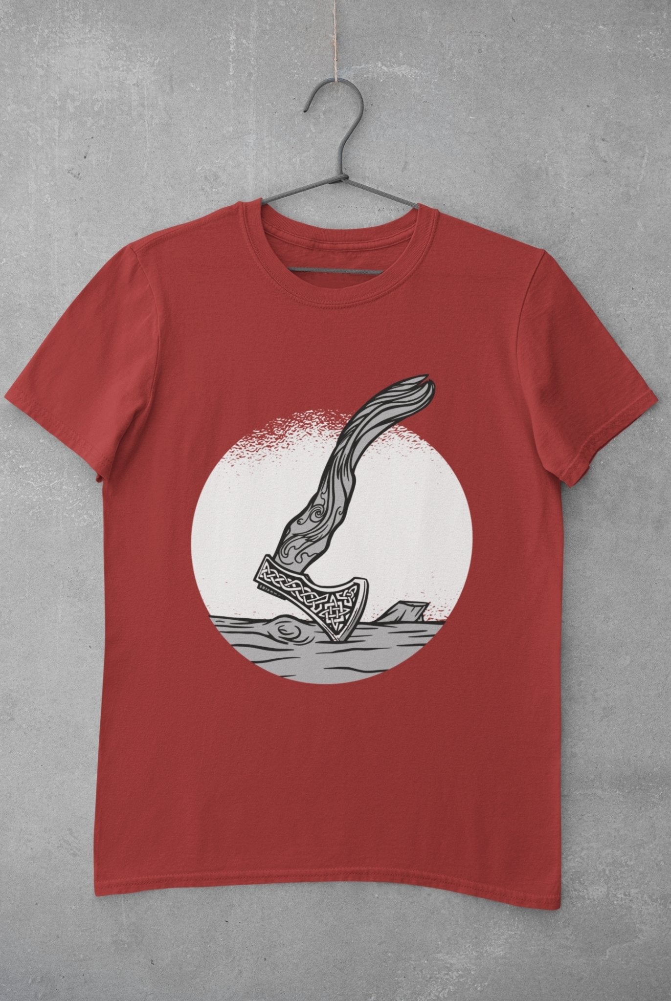 Viking Mens Half Sleeves T-shirt- FunkyTeesClub - Funky Tees Club