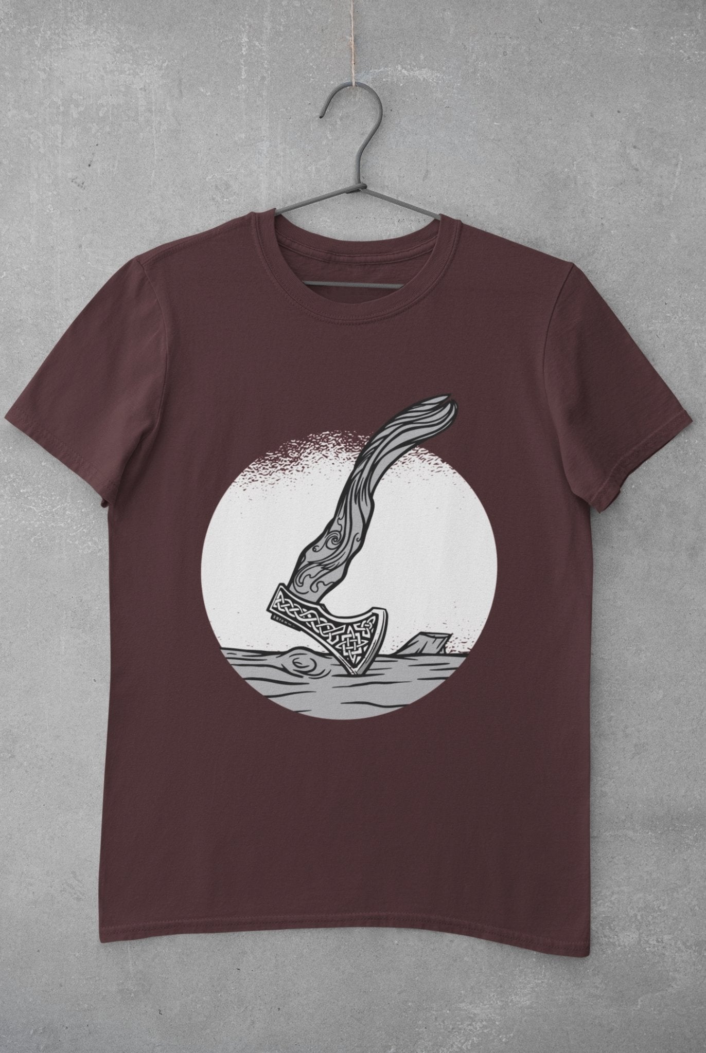 Viking Mens Half Sleeves T-shirt- FunkyTeesClub - Funky Tees Club