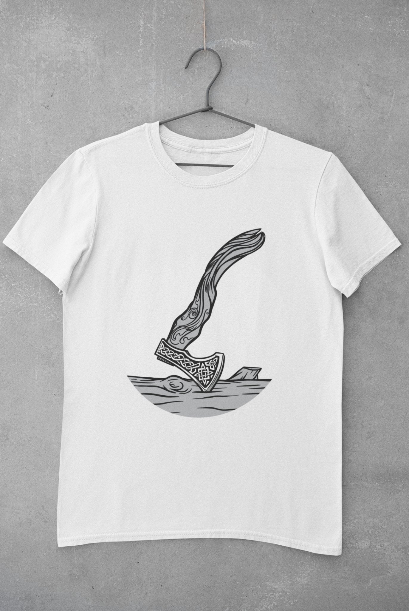 Viking Mens Half Sleeves T-shirt- FunkyTeesClub - Funky Tees Club