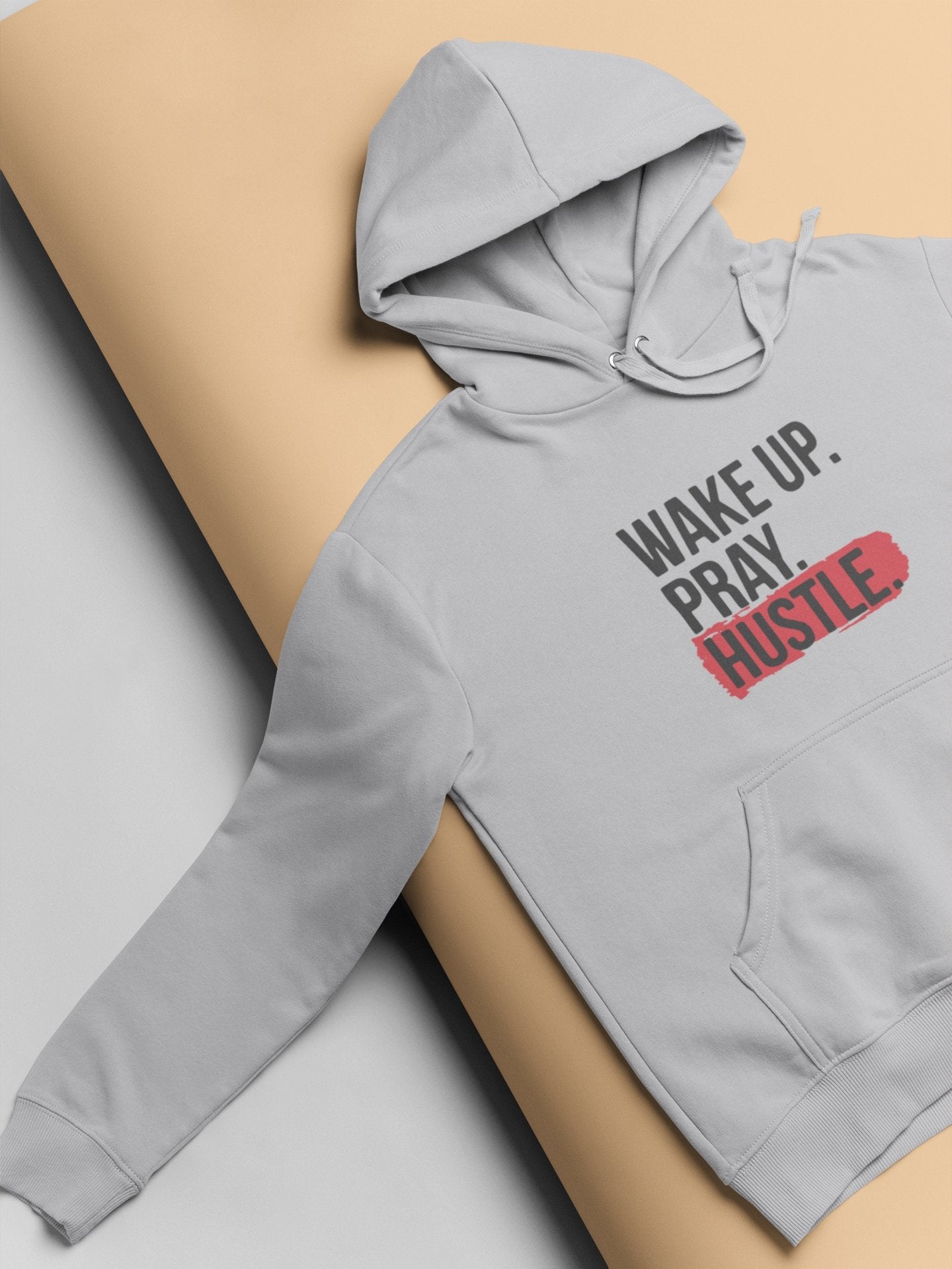 Wake Up Pray Hustle Men Hoodies-FunkyTeesClub - Funky Tees Club
