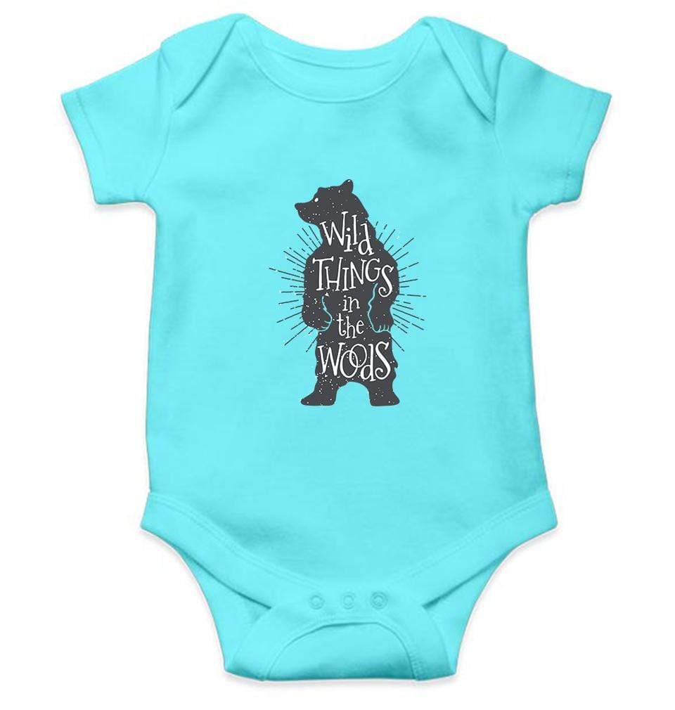 Wild things in the woods Rompers for Baby Girl- FunkyTradition FunkyTradition