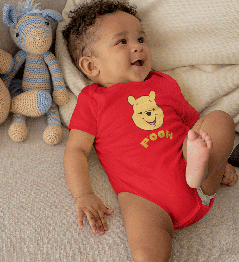 Winnie the Pooh Rompers for Baby Boy- FunkyTradition FunkyTradition