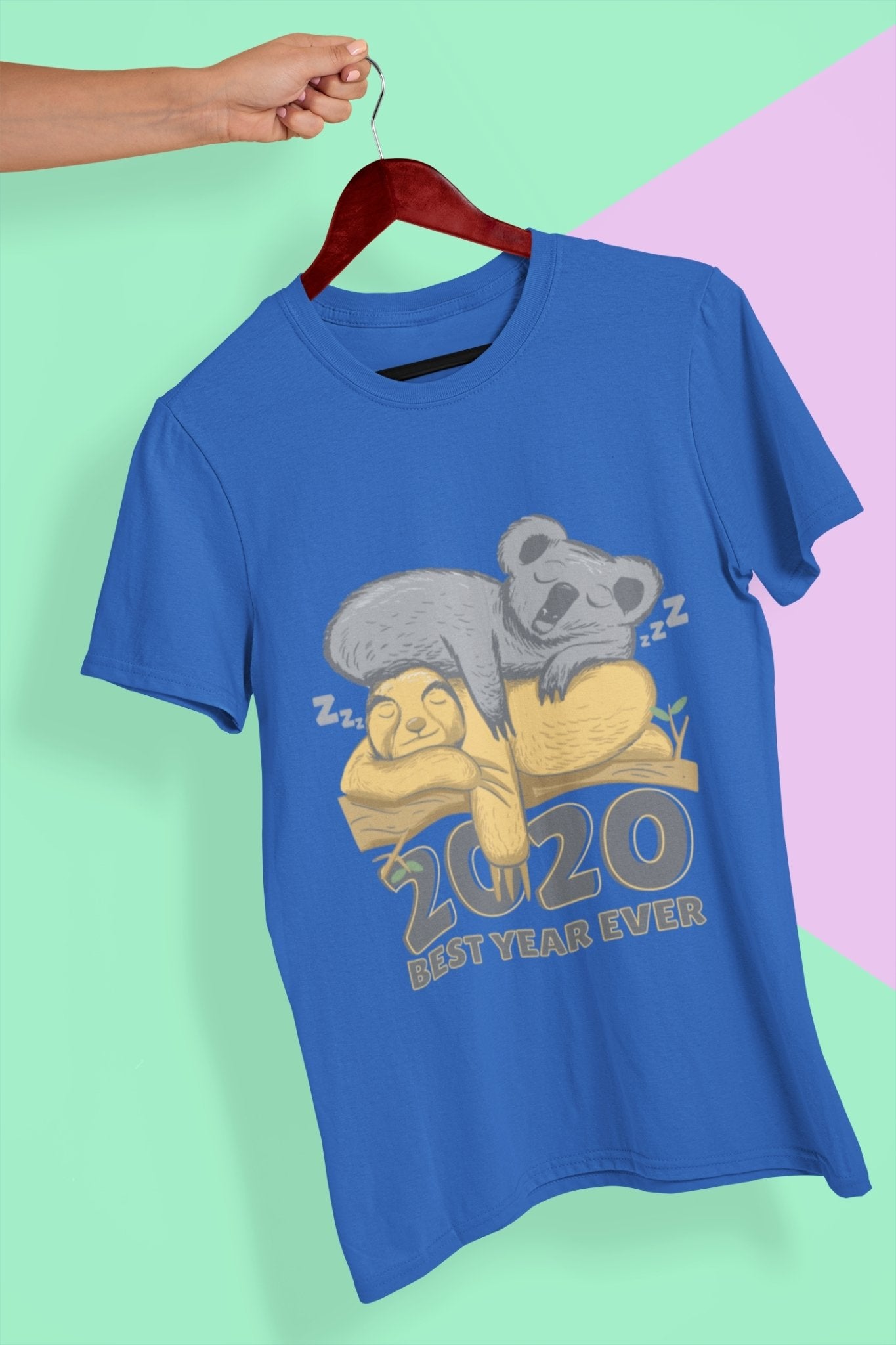 2020 Best Year Ever Mens Half Sleeves T-shirt- FunkyTeesClub - Funky Tees Club