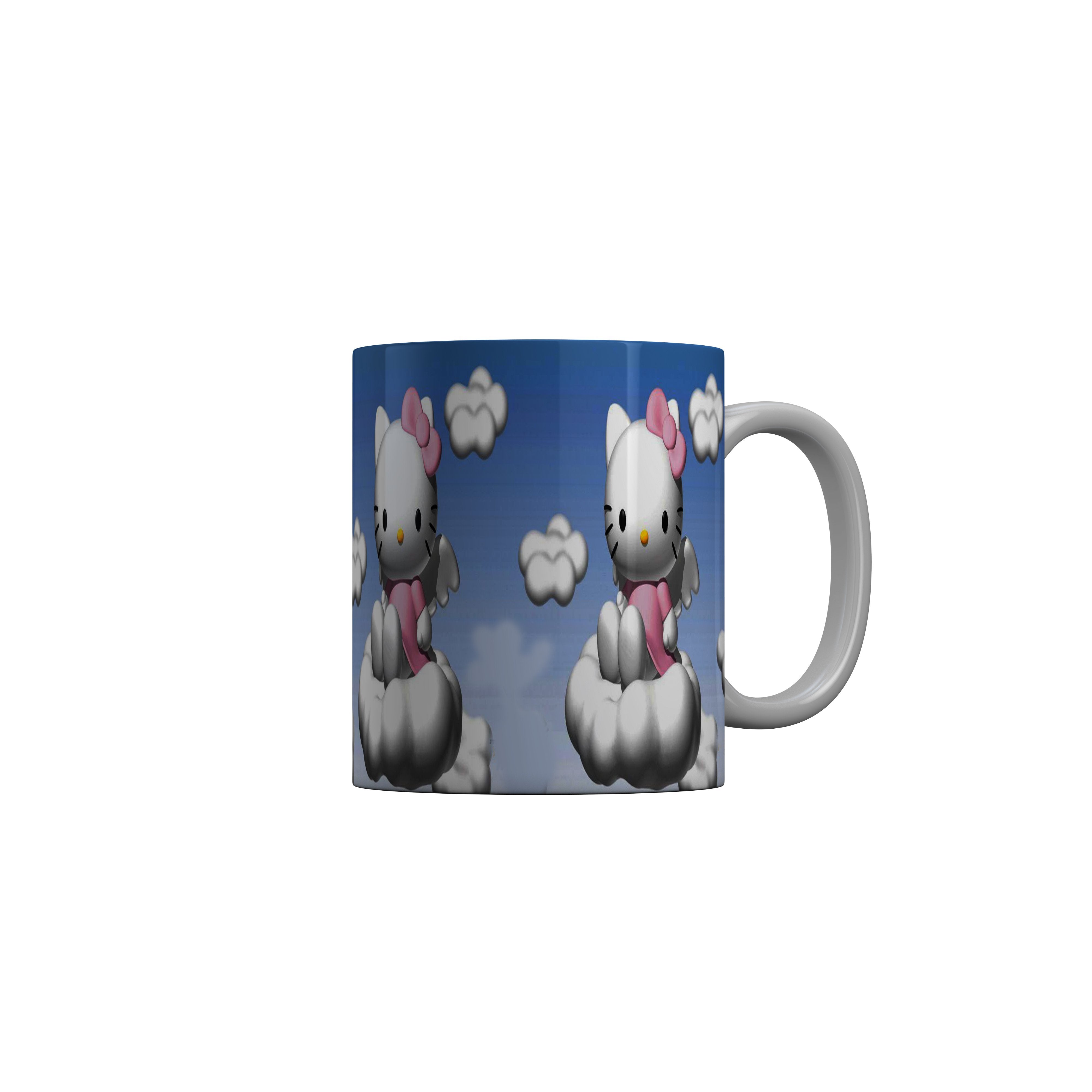 FashionRazor Hello Kitty Blue Cartoon Ceramic Coffee Mug