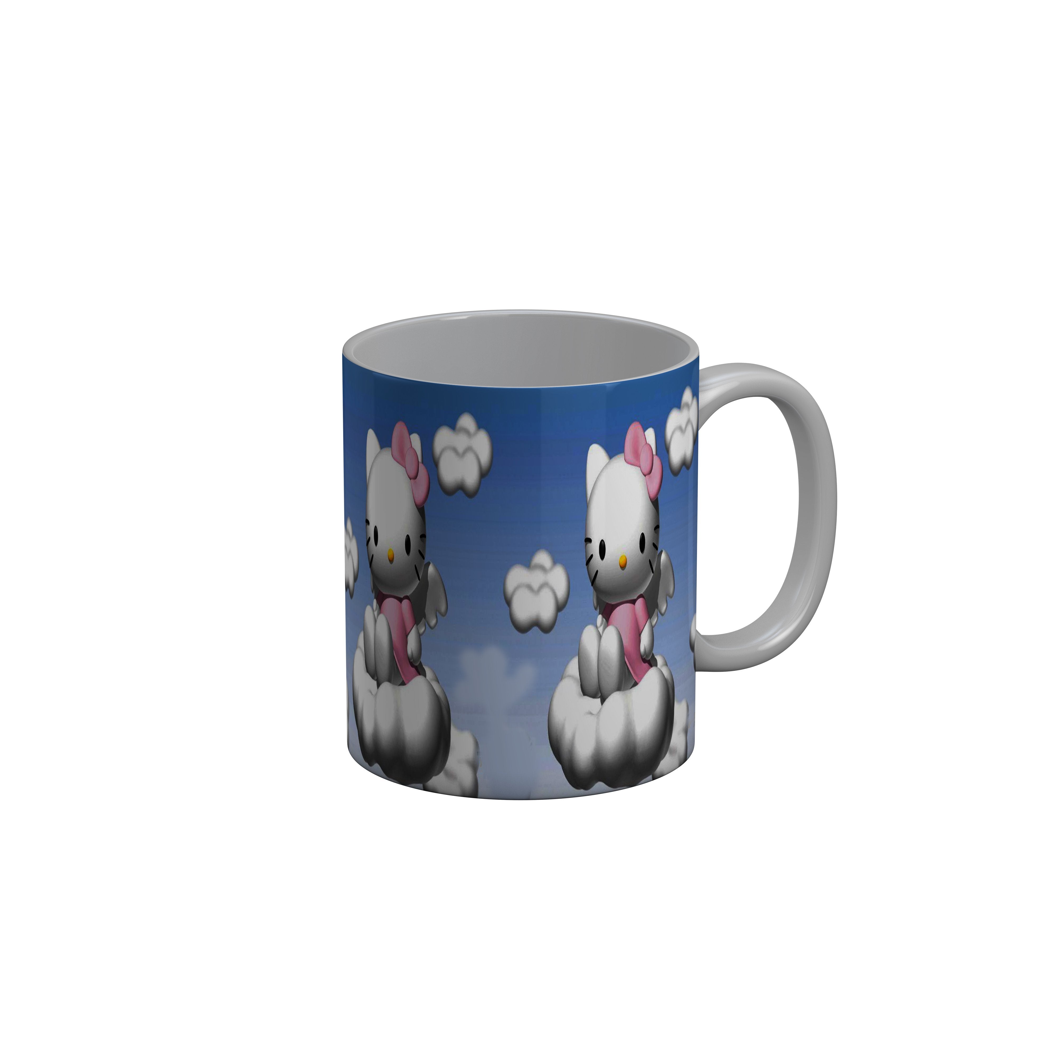 FashionRazor Hello Kitty Blue Cartoon Ceramic Coffee Mug