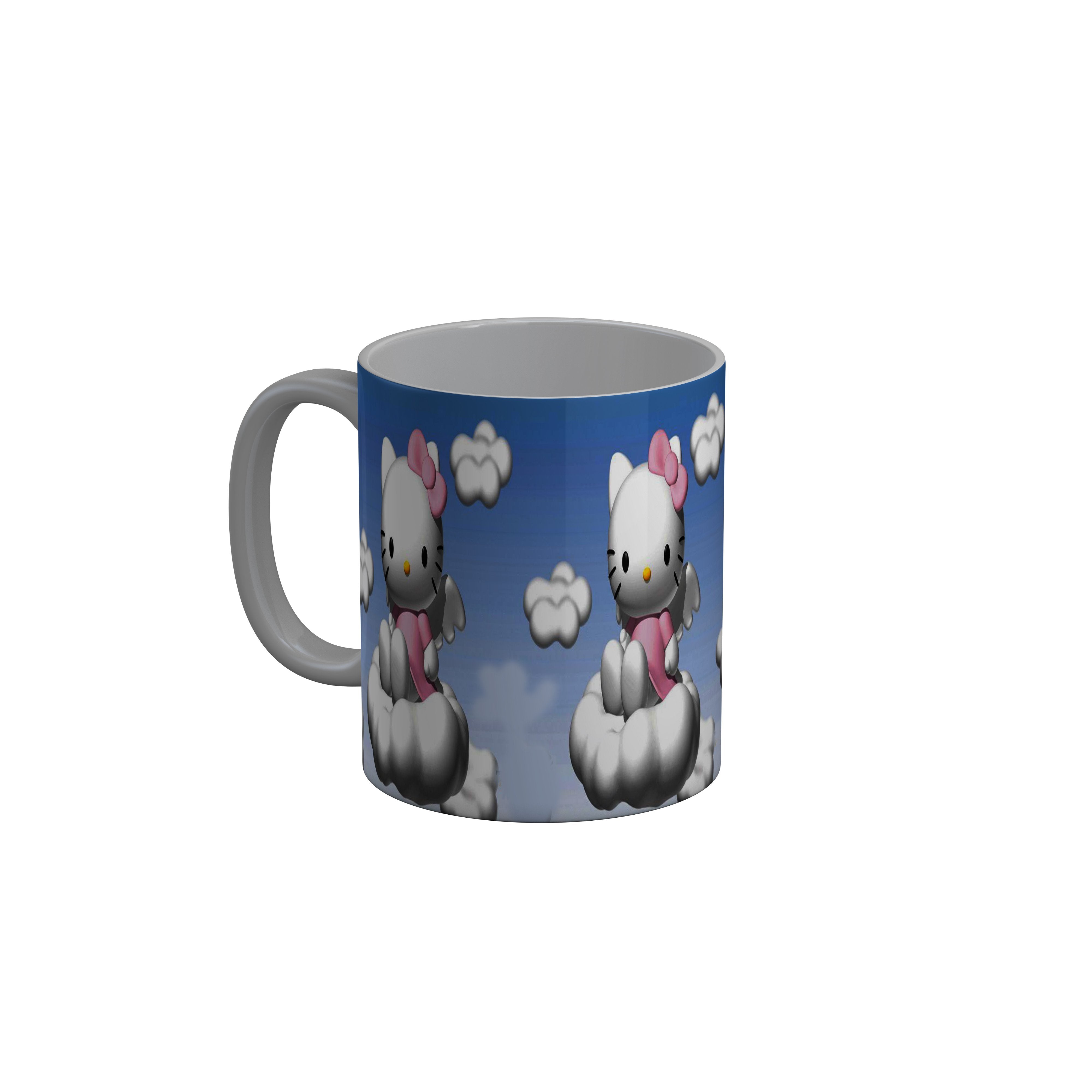 FashionRazor Hello Kitty Blue Cartoon Ceramic Coffee Mug