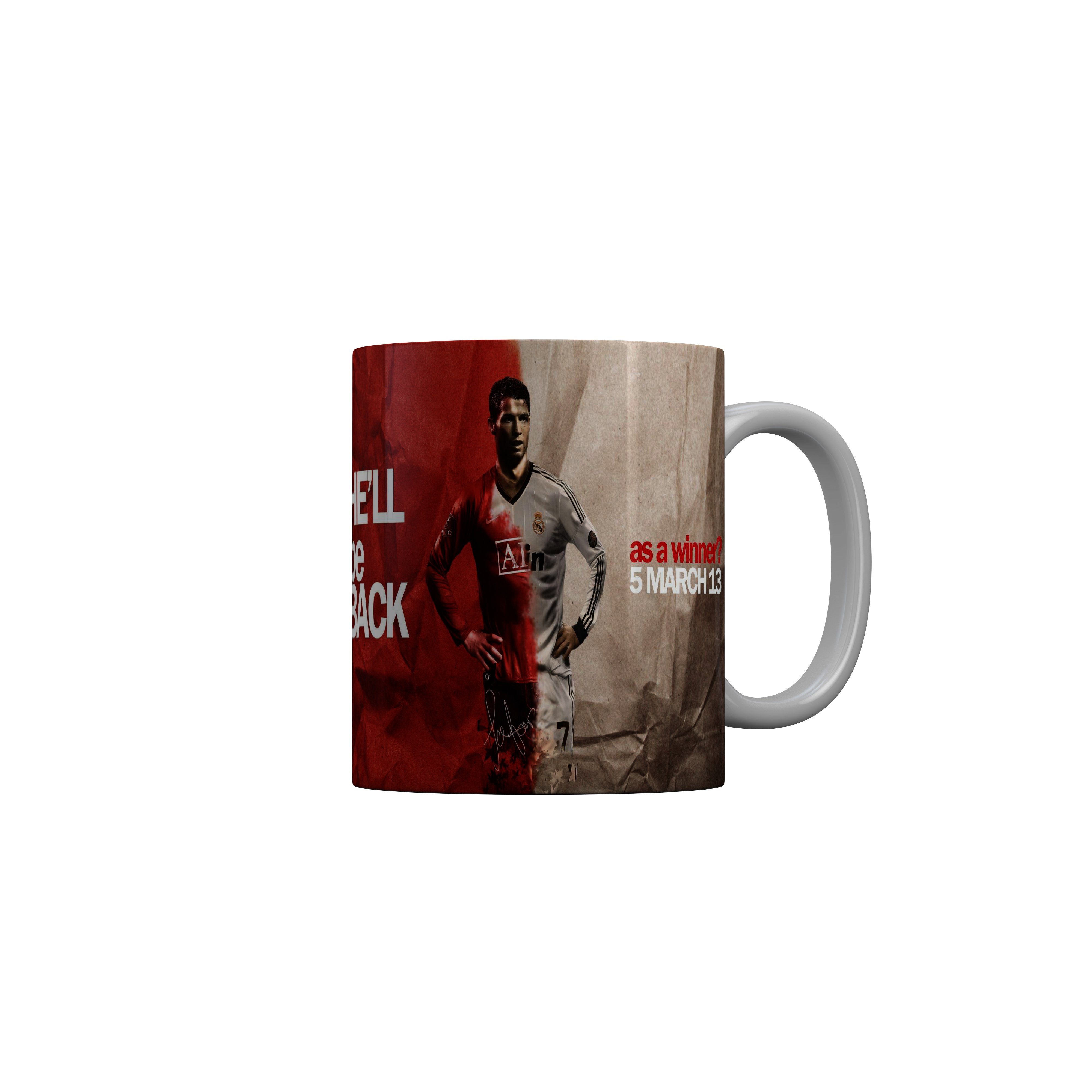 FashionRazor Ronaldo Football Ceramic Coffee Mug