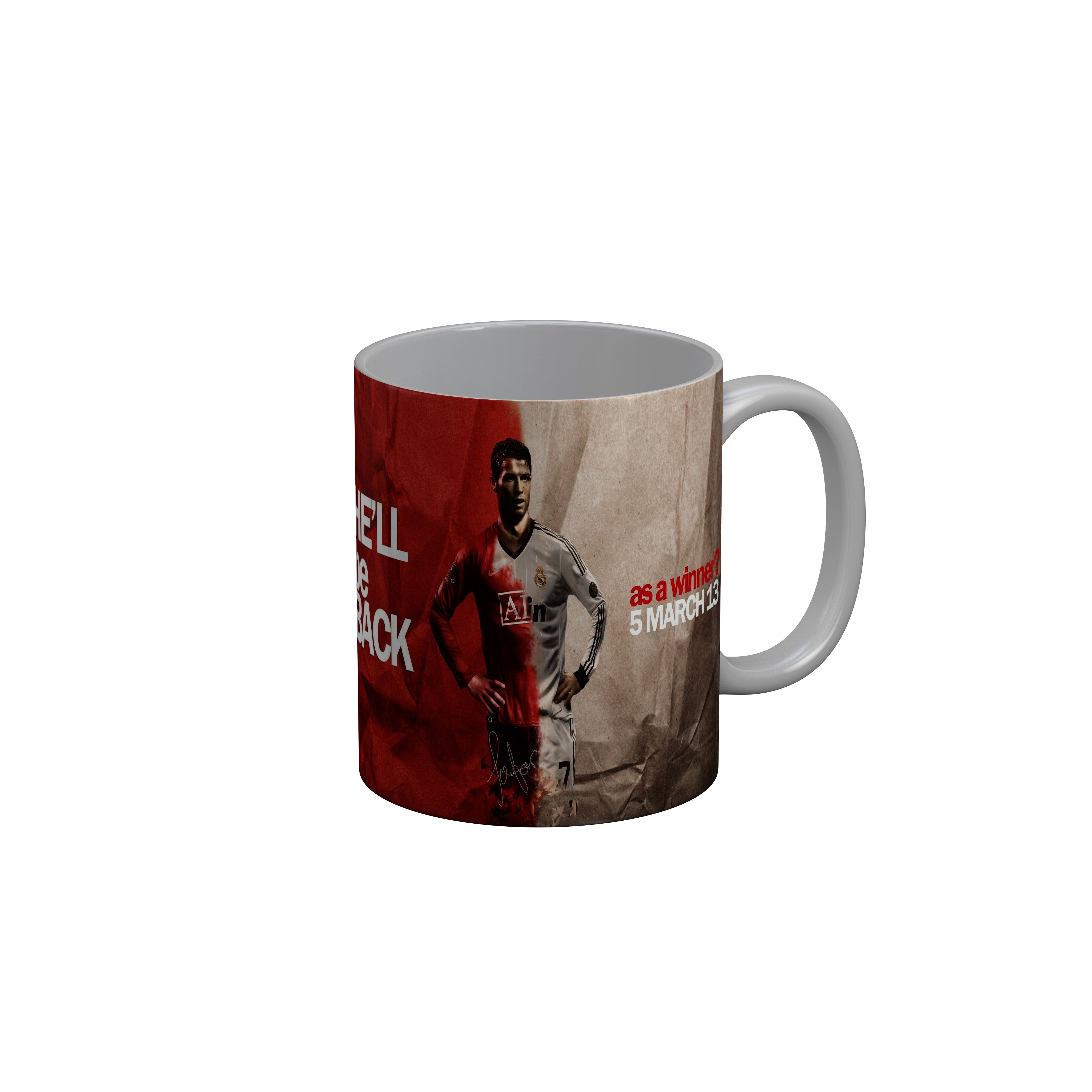 FashionRazor Ronaldo Football Ceramic Coffee Mug