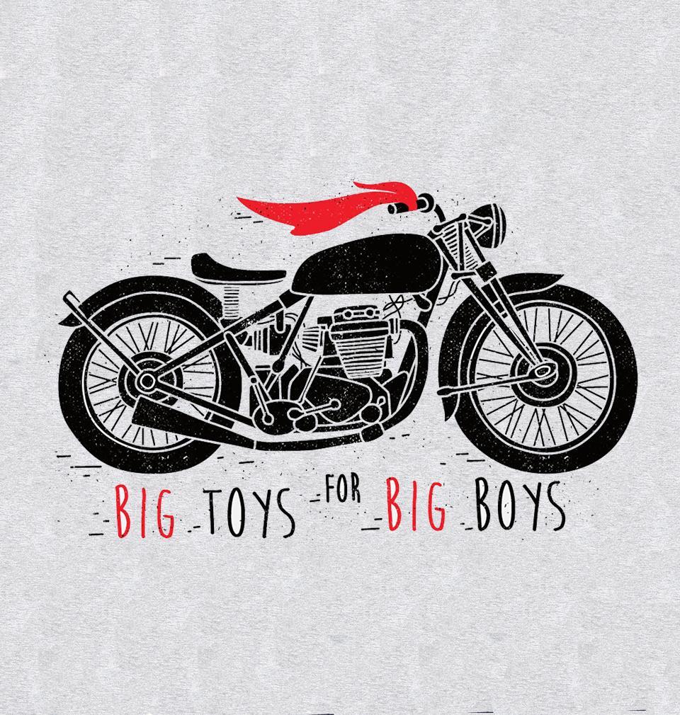 FunkyTradition Round Neck Big Toys For Big Boys Half Sleeve T-Shirt